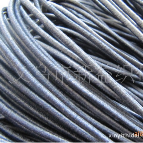 厂家直销优质松紧绳 高弹力弹性圆绳 松紧圆绳 包芯圆绳 圆橡筋