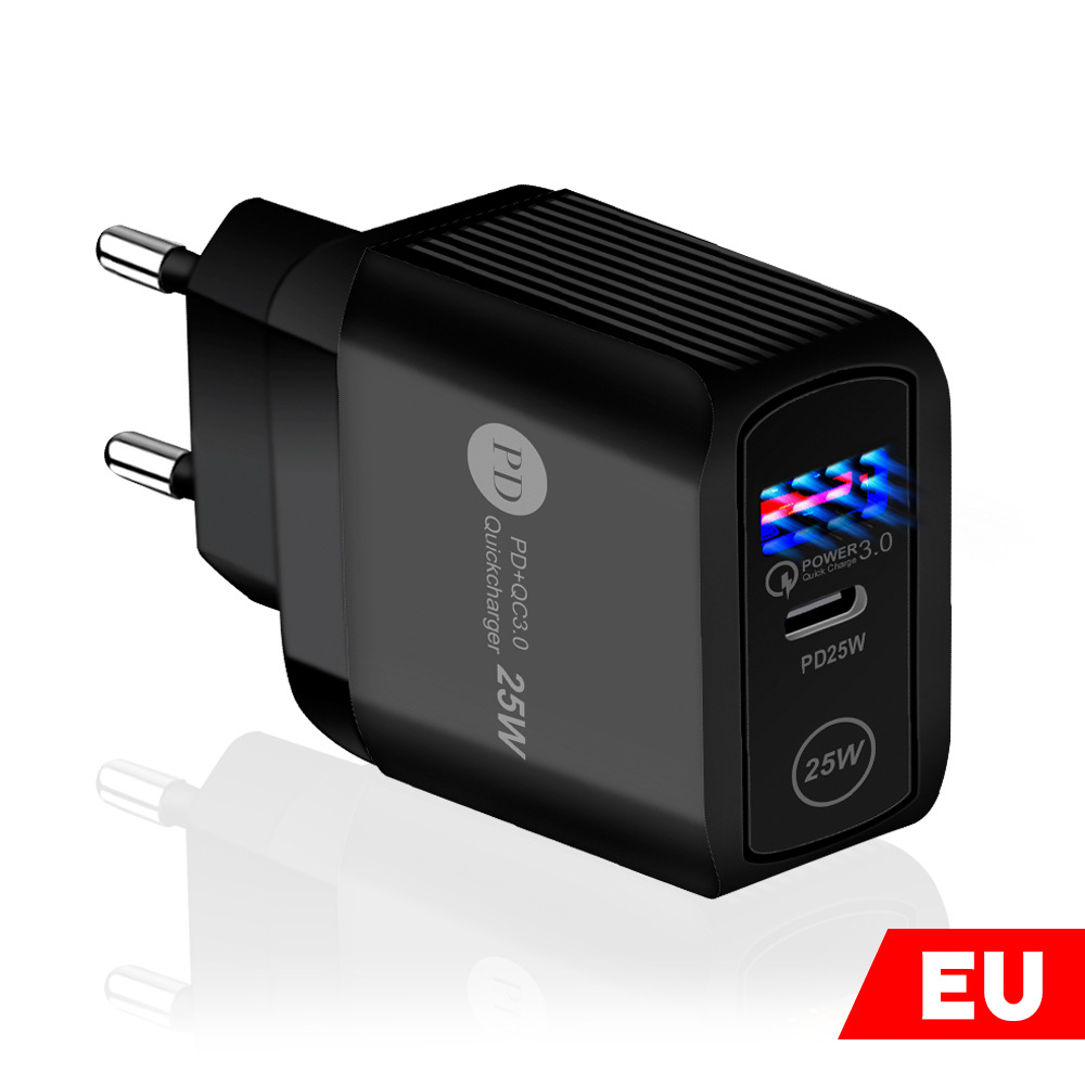 PD25W Handy-Ladegerät 5V5A Schnellladekopf-Typ-C-Adapter nach britischem Standard_voghion.com