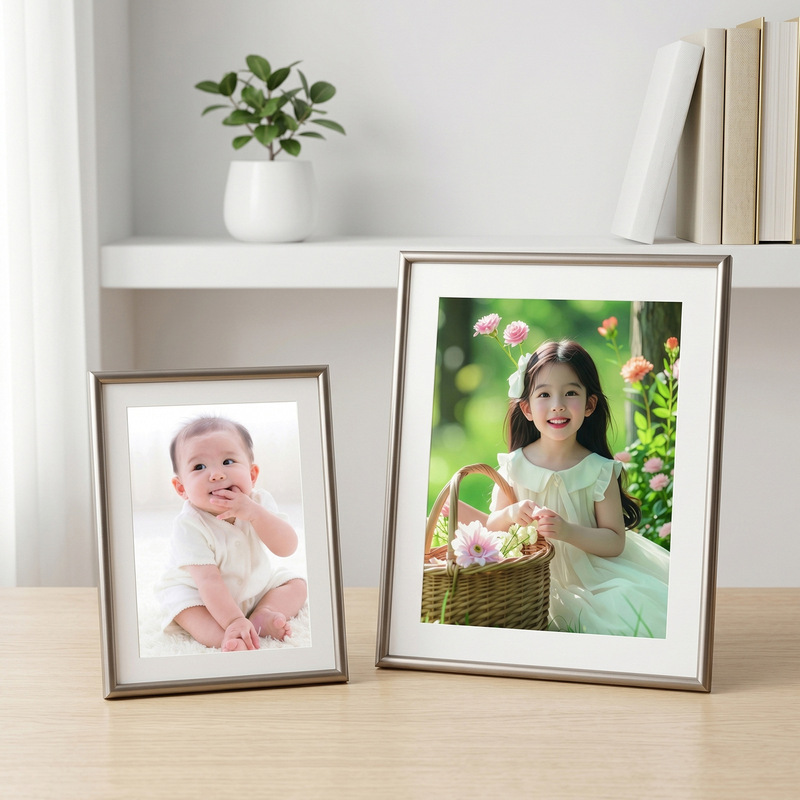 Cross-Border Foreign Trade 10inch Children's Photo Frame Display Stand for Growth and Birthday Commemoration, Photo Frame, Photo Album, Simple and High-End Cross-Border Foreign Trade 10inch Children's Photo Frame Display Stand for Growth and Birthday Commemoration, Photo Frame, Photo Album, Simple and High-End