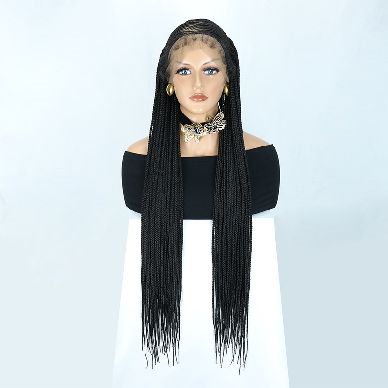 13*7 Front Lace Wig for Women, Full Head Wig, Braid Wig, Cornrow, Full Head Wig
