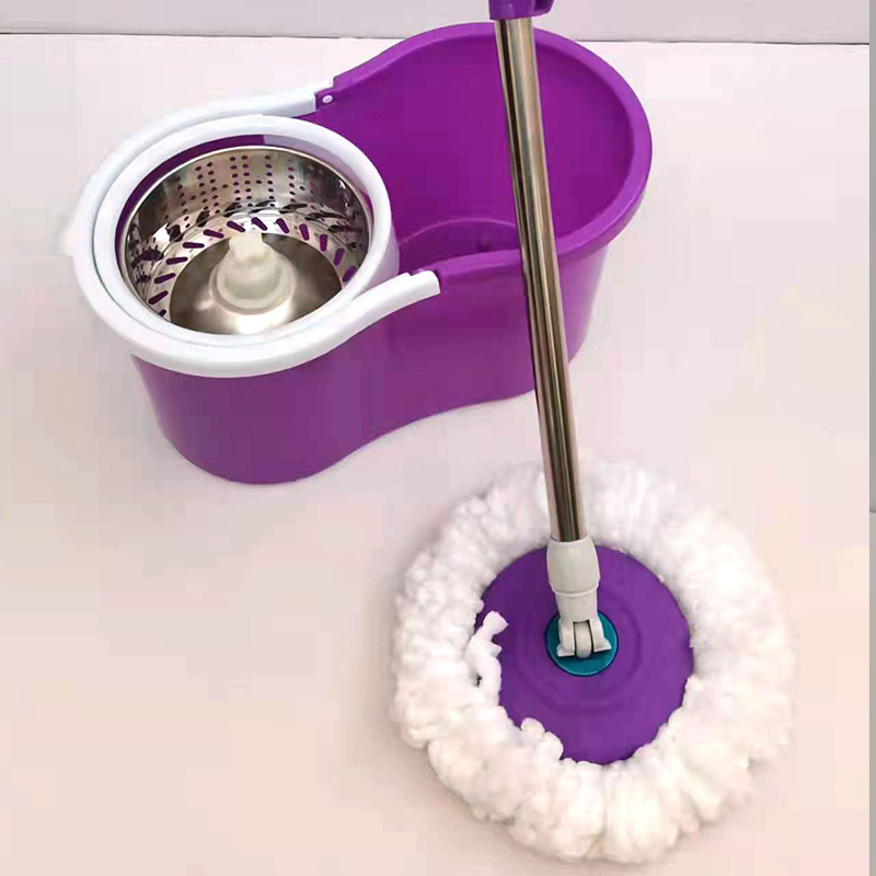 Pequeño trapeador de cubo de ocho caracteres, sin lavado a mano, trapeador giratorio, trapeador, trapeador para el hogar, buen trapeador perezoso, pequeño cubo de 8 caracteres