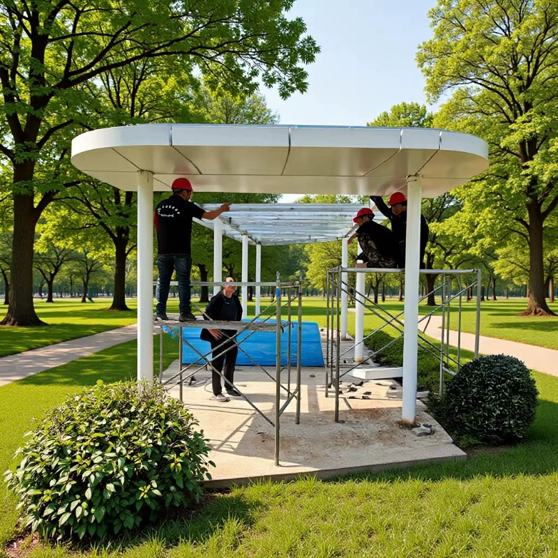 Шанхайский коридор: ландшафтное проектирование, строительство, изготовление на заказ стальных конструкций, ландшафтные конструкции из специальной стали, скульптуры для коридоров, декоративные проекты.