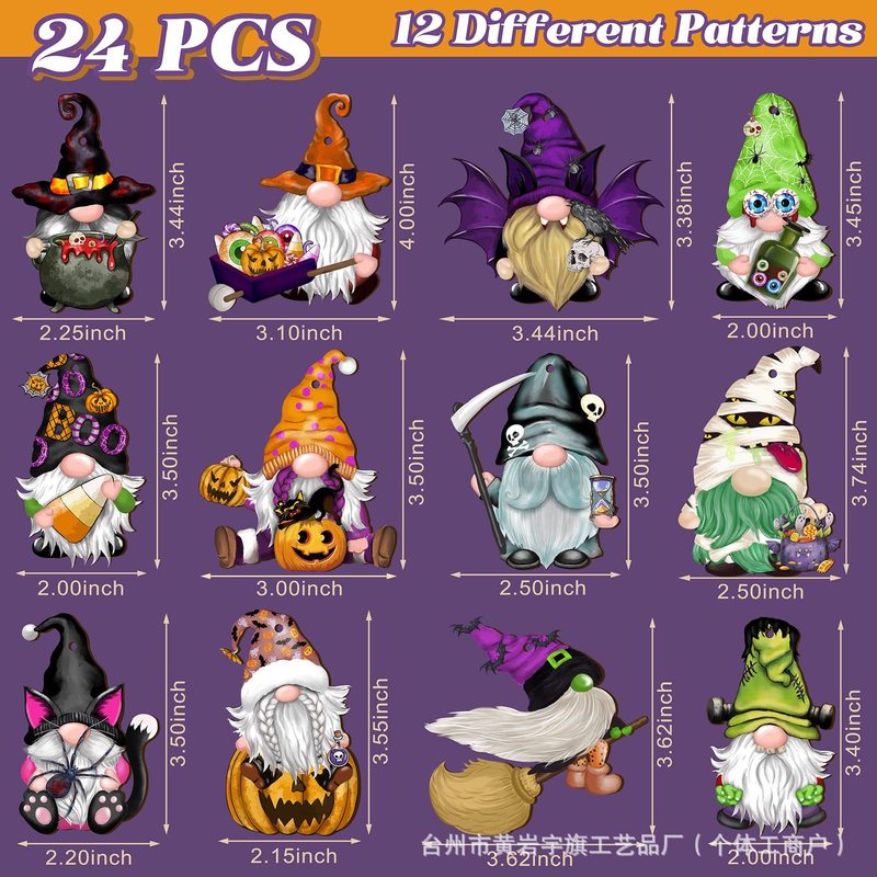 ホット販売ハロウィン木製ノーム人木製ペンダントパーティーパーティー鬼祭りカボチャスカルヘッド装飾ペンダント|undefined