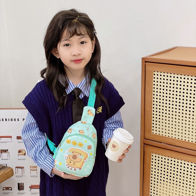 2025 nuevo bolso infantil animado animado mini bebé mochila impresa capibara bolso infantil