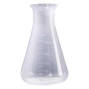 Plastic wide mouth flask 50 100 250 ml500ml1000ml2000 triangle flask conical flask PP flask