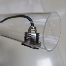 不锈钢户外防水曲面扶手灯钢管护栏管台阶射灯12V1W