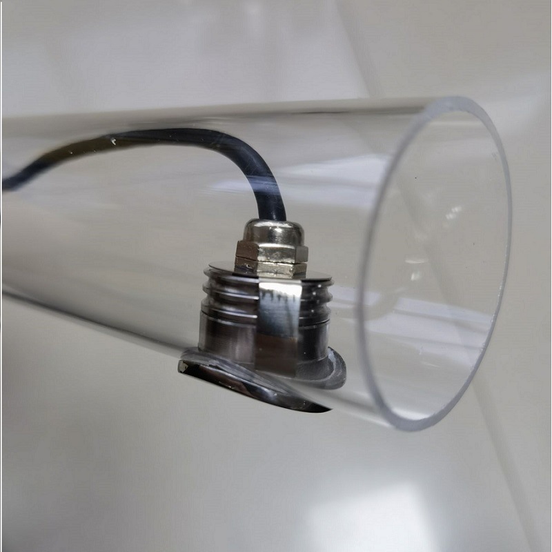 不锈钢户外防水曲面扶手灯钢管护栏管台阶射灯12V1W