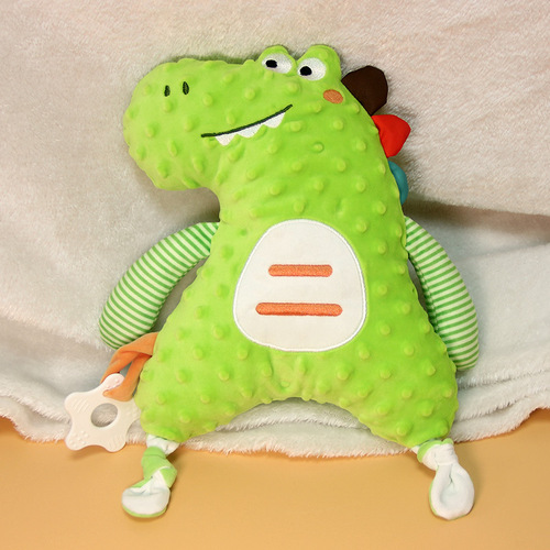 Baby soothing napkin can be chewed into the mouth, baby doll can be used to lull the baby to sleep, doll Doudou hand puppet toy