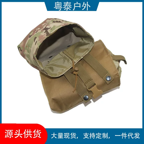 Tactical Folding Storage Bag, Miscellaneous Item Organizer, Molle Accessory Hanging Bag, Multifunctional Small Waist Bag for Outdoor Sports