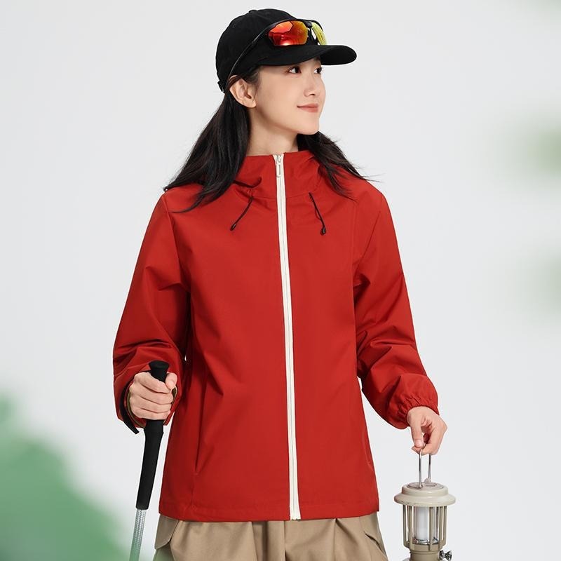 新款薄款防泼水工作服登山防风防晒休闲夹克外套男工装户外冲锋衣|undefined