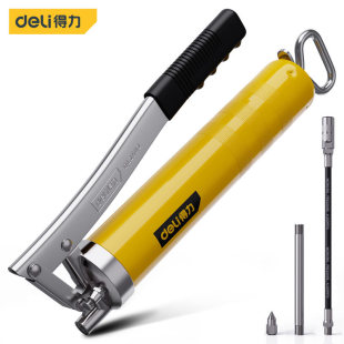 Deli tool single rod grease gun manual single and double piston Oiler labor-saving pressure rod type DL2602/1/3/A/B