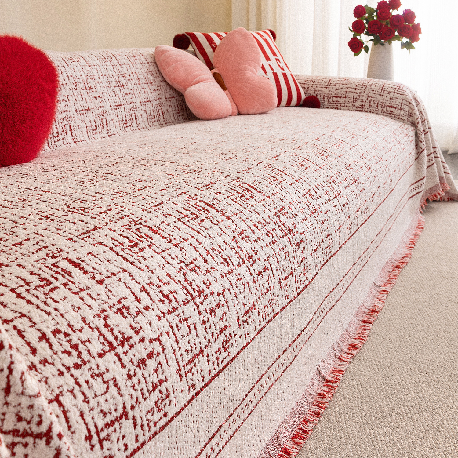 Toallas de sofá 2025 nuevas cuatro estaciones anti-gato rascar cojín de sofá de alta calidad cubierta completa manta de cubierta Schneider