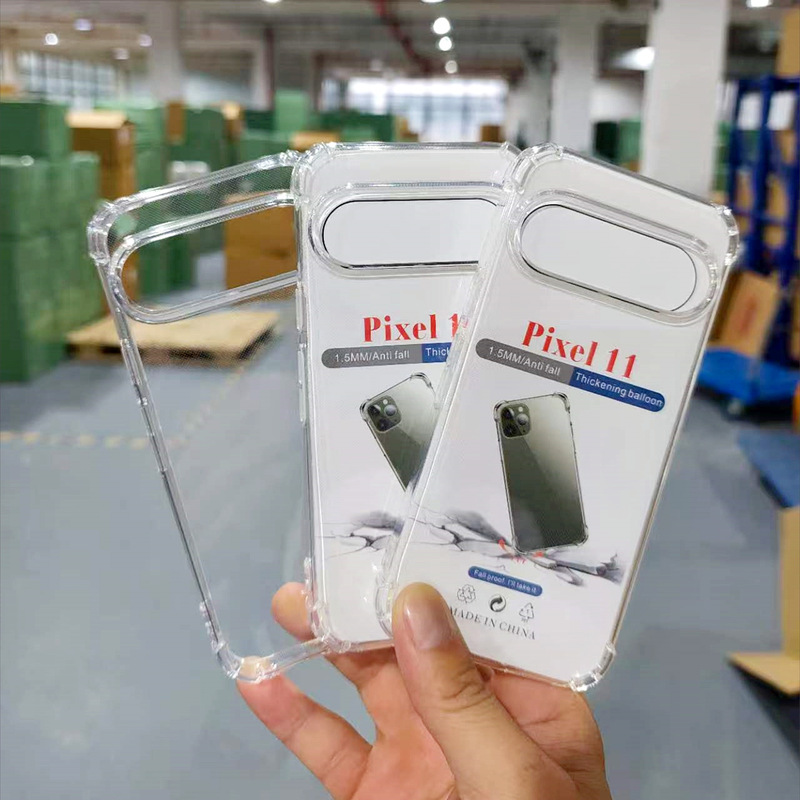 Suitable for Google Pixel 8 Anti-Fall Mobile Phone Case 1.5mm Transparent Tpu Four-Corner Airbag Anti-Fall Fine Hole Soft Cover Suitable for Google Pixel 8 Anti-Fall Mobile Phone Case 1.5mm Transparent Tpu Four-Corner Airbag Anti-Fall Fine Hole Soft Cover