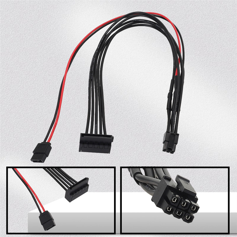 Suitable for Dell Inspiron 3670 Desktop Sata Power Cable with Small 6Pin Optical Drive Mini 6P Suitable for Dell Inspiron 3670 Desktop Sata Power Cable with Small 6Pin Optical Drive Mini 6P
