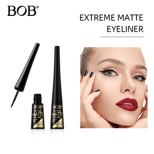Cross-Border Makeup Bob Liquid Eyeliner Waterproof Non-Smudge Quick-Drying Long-Lasting Non-Removing Matte Beginner Liquid Eyeliner Pen