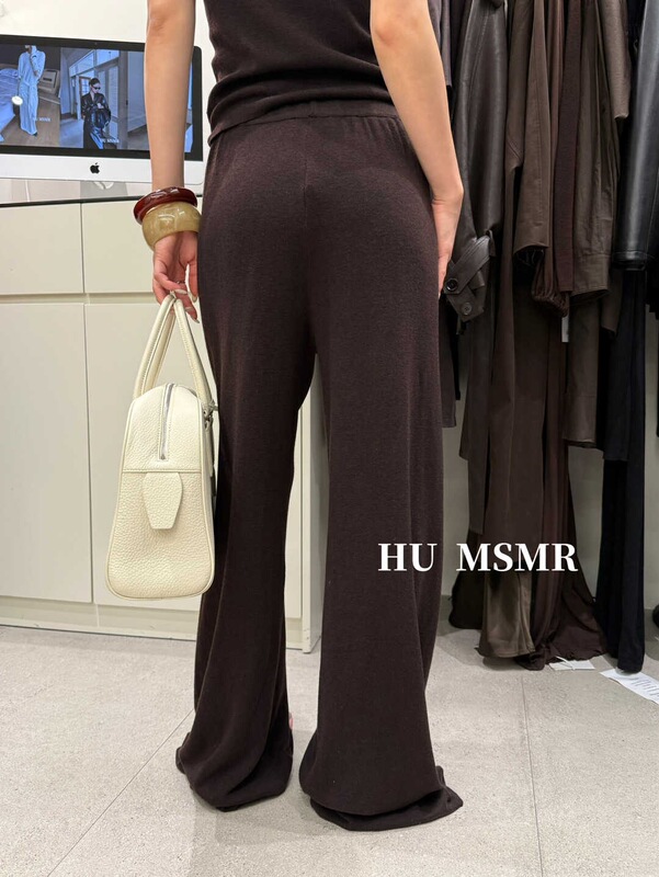 广州十三行HUMSMR秋上新高腰舒适极简百搭显瘦休闲裤H631|undefined