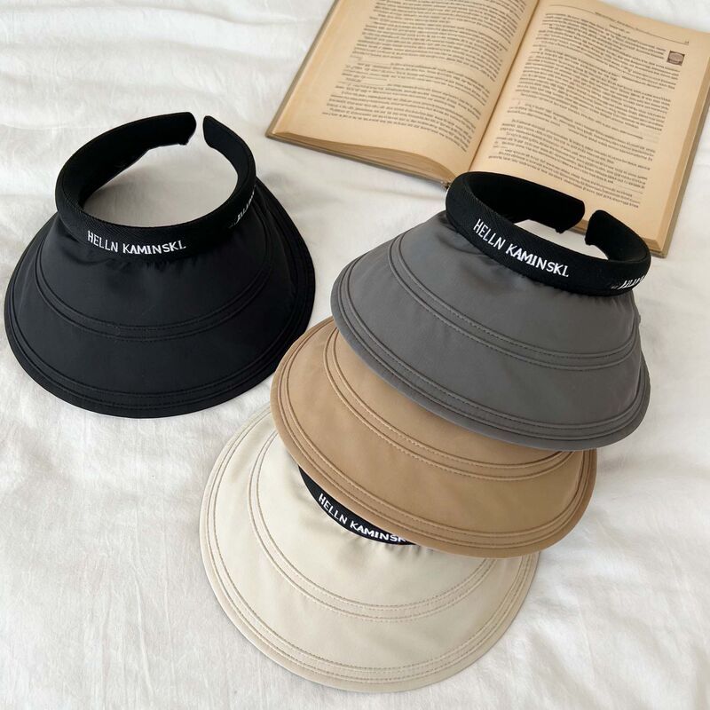 Summer Sun Hat for Women, Sun Protection, Uv Protection, Foldable, Large Brim, Outdoor Fashion, Breathable, Roll-Up Hat, Trendy