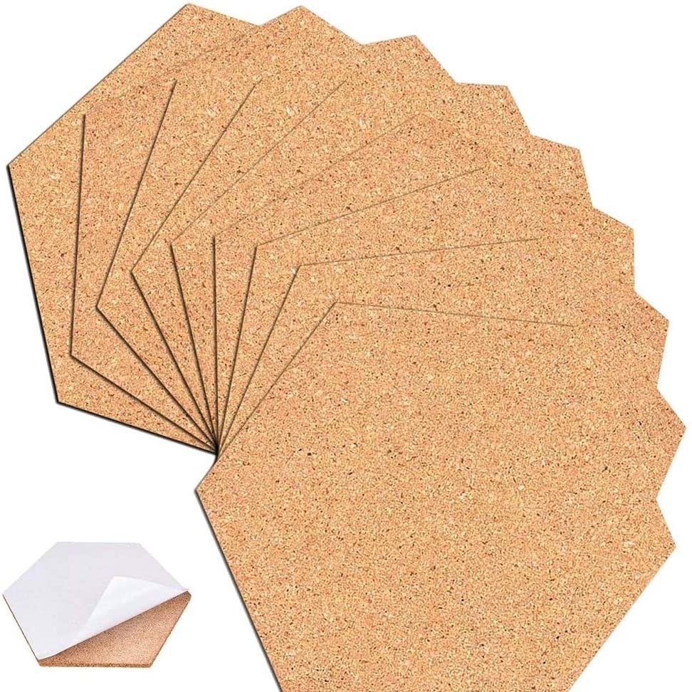 1mm2mm3mm自粘圆形软木垫片 隔热防滑软木垫片 自粘软木杯垫