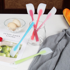 小號半透明硅膠刮刀一體式奶油抹刀蛋糕刮刀沙拉攪拌更烘焙工具