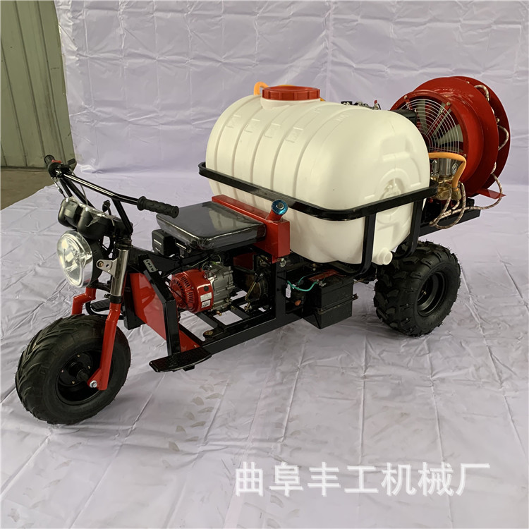 自走式风送果树打药机果园手牵柴油式喷雾机农用带座打药车