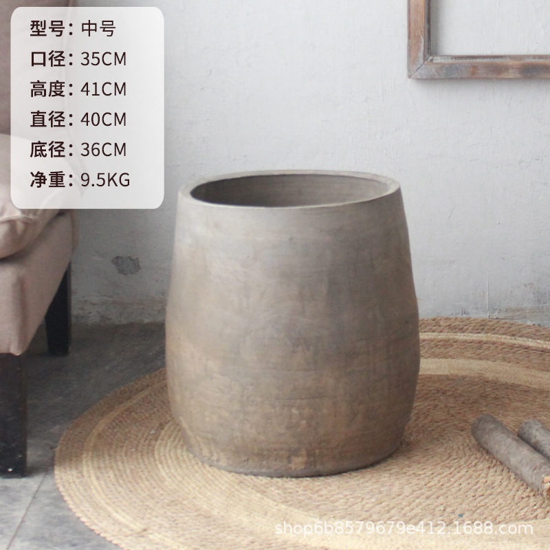 Pot de cerámica de tierra en stock, vasos de flores de viento tranquilo, vasos de cerámica vintage, vasos de cerámica, vasos de cerámica antiguos, vasos de cerámica, vasos de cerámica de aterrizaje, vasos de cerámica