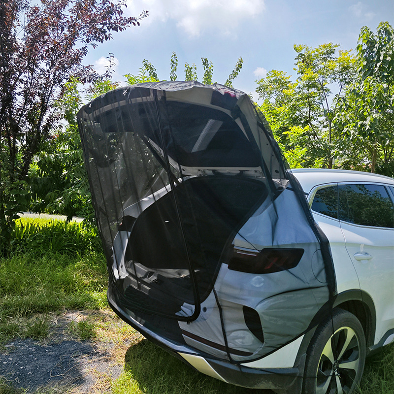 Outdoor Travel Camping Car Suv Vehicle-Mounted Mosquito Net Encryption Mesh Cover Easy Installation Factory Direct Sale