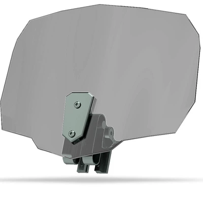 plus high-profile lifting windshield Motorcycle front windshield - approximate-dimensions-height-245width-335-smoke-gray-increased-width-imported-electrostatic-film