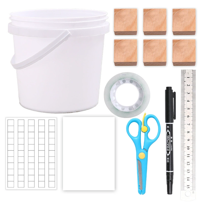 Children's materials set for the first grade for students for experiments, equipment, science