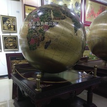 铜地球仪100黄铜地球仪工艺品/乔迁礼品|公司落地大型摆件