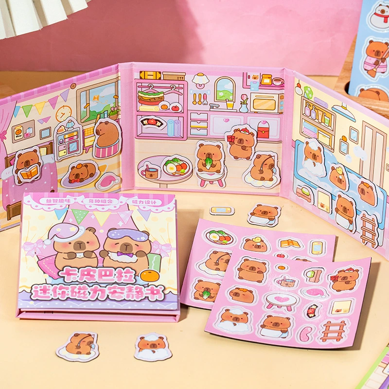 Язык Капибара Мини Магнитная тихая книга