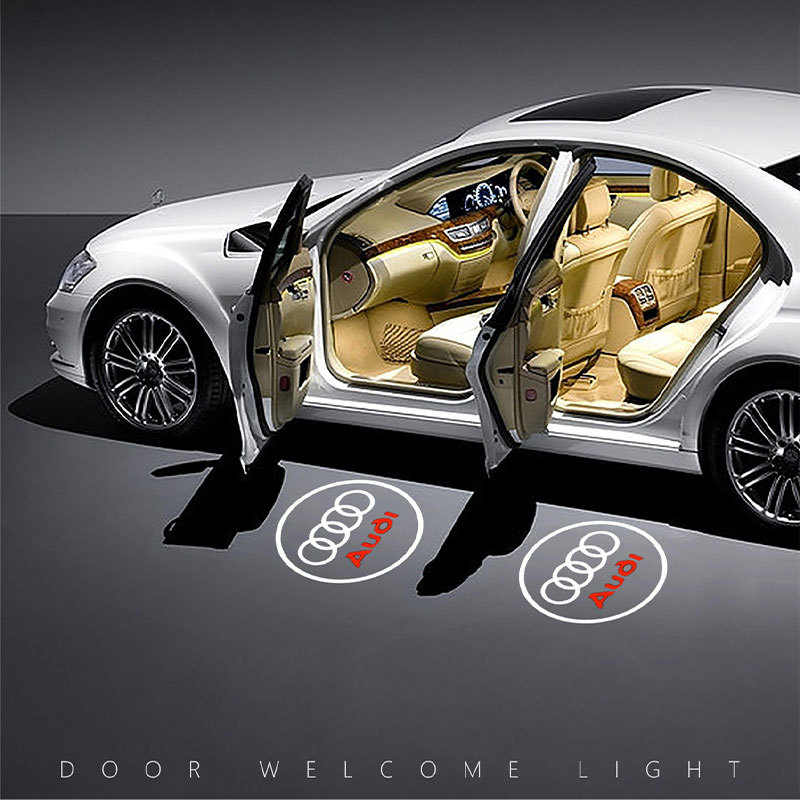 Suitable for Audi Welcome Lights Audi Dual-Interface Car Led Floor Laser Lights Door Projection Lights Logo Lights