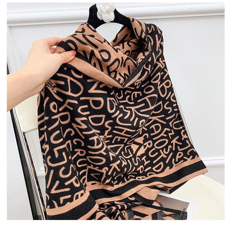 Cachecol em caxemira elegante para mulher xale versátil_voghion.com