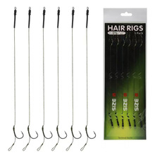 欧式鲤鱼钩钓组跨境批发高碳钢鱼钩绑好子线抗咬返底钓法