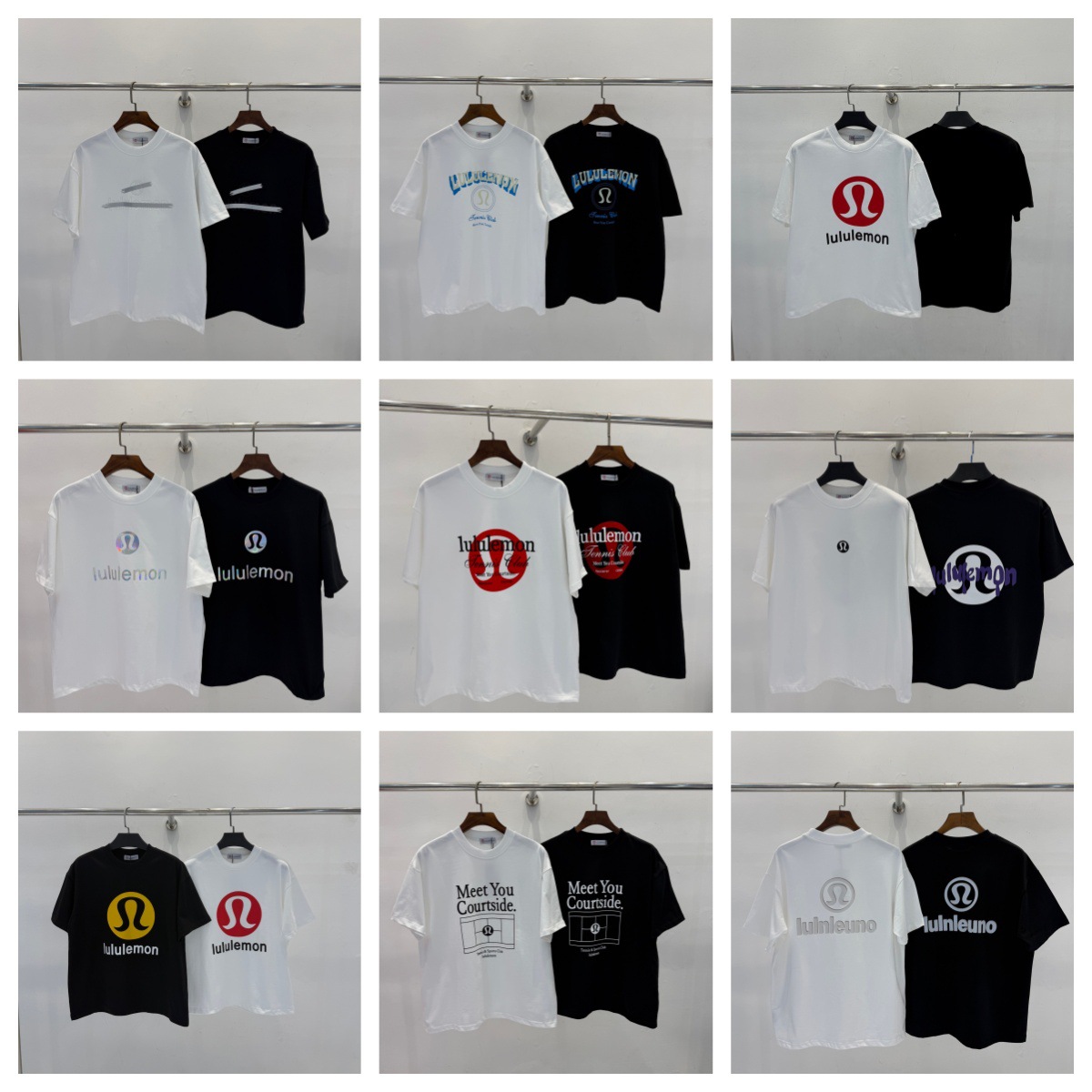 summer short sleeve T-shirt with a round collar for men and women