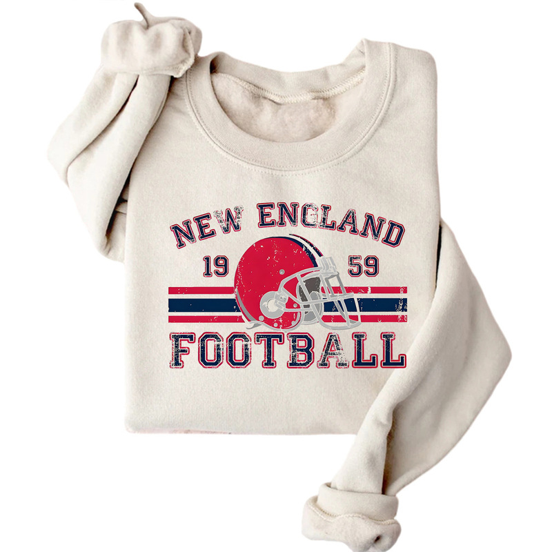 Cross-Border Amazon New England Football New England Football Long-Sleeved Sweatshirt