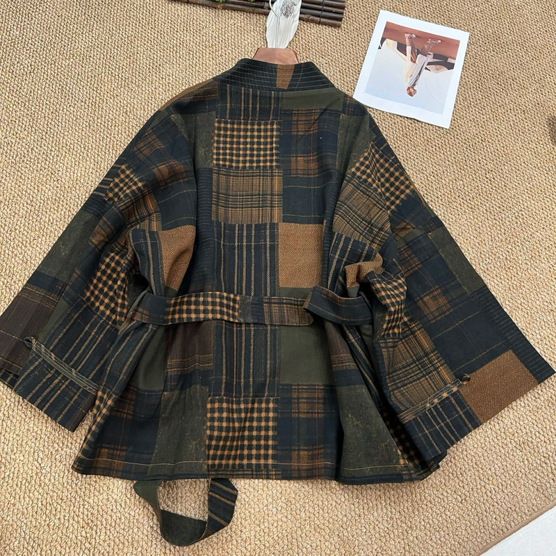 老钱风香云纱腰带开衫外套南油早秋款新中式国风松弛贵气工厂批发|undefined