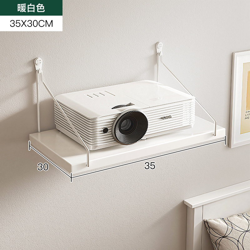 Estante de pared, instalación sin taladro, adecuado para cocina, sala de estar, dormitorio, estantería de madera recta para almacenamiento.