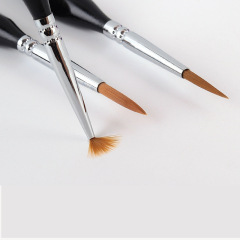 Cross-border Nylon Hair Hook Pen Manufacturer Wholesale Triangular Rod Art Painting Oil Digital Watercolor Outlining and Contouring Pen