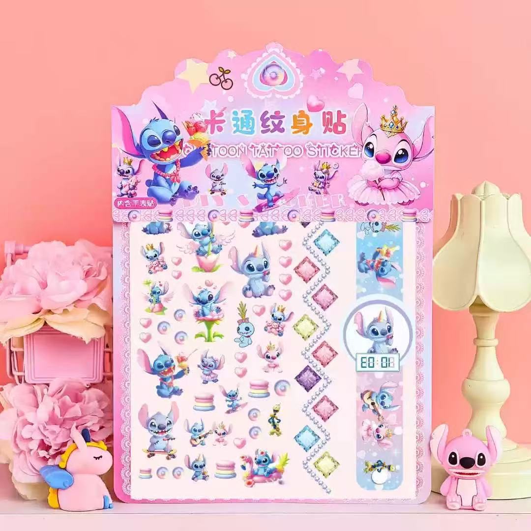 Juguetes para niños tatuajes pegatinas adorables pegatinas dibujos animados pegatinas decorativas bonitas interesantes creativas DIY jardín de infantes lotes de regalo