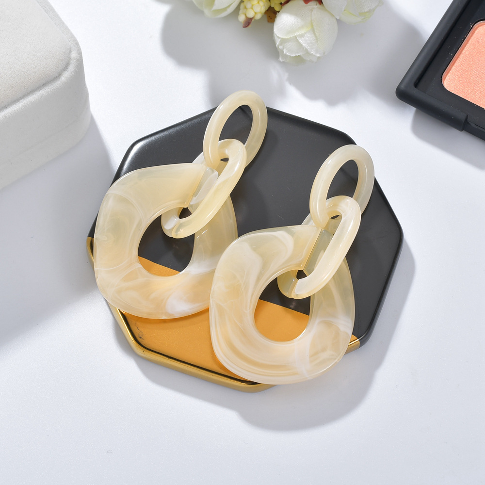 Streetwear Style Streetwear Geometric Arylic No Inlaid Earrings