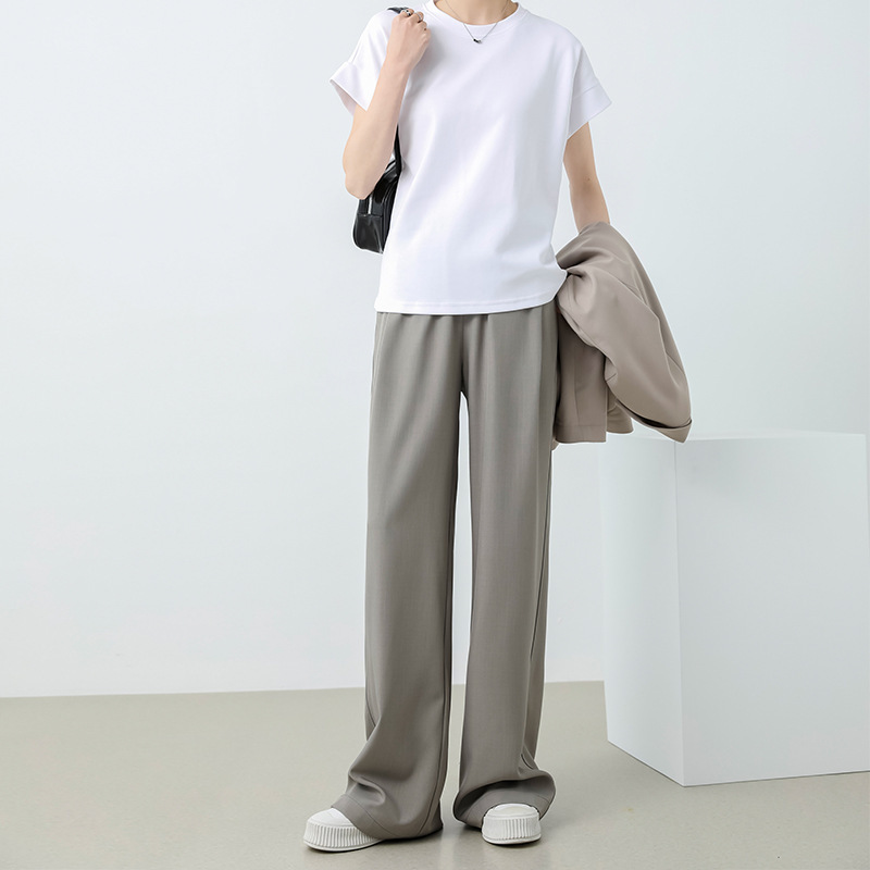 【半价福利】西装裤女款夏季高腰宽松垂感休闲裤拖地直筒裤子女款|undefined