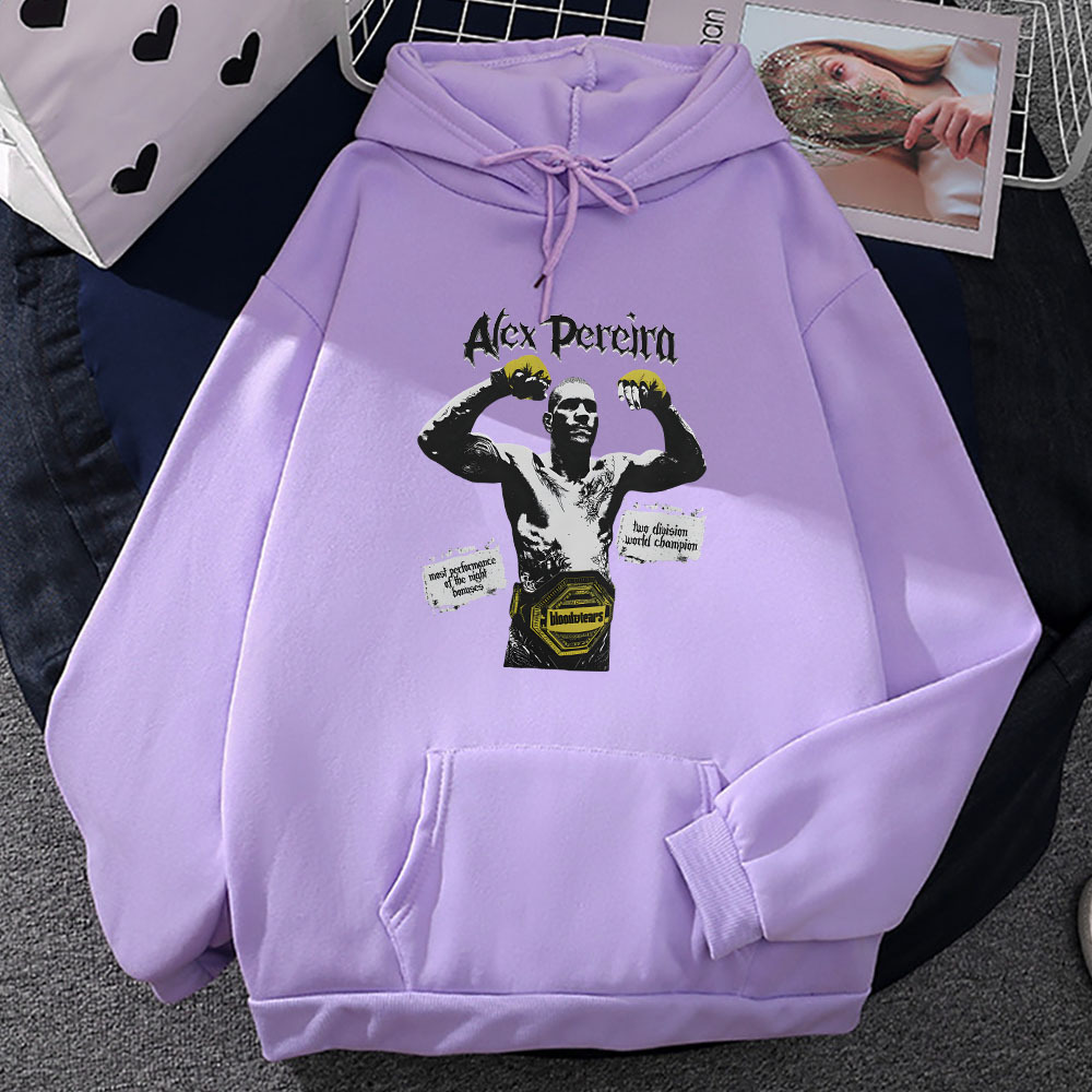 Setwear Gráfico Alex Pereira Hoodies Long Sleeve Winter