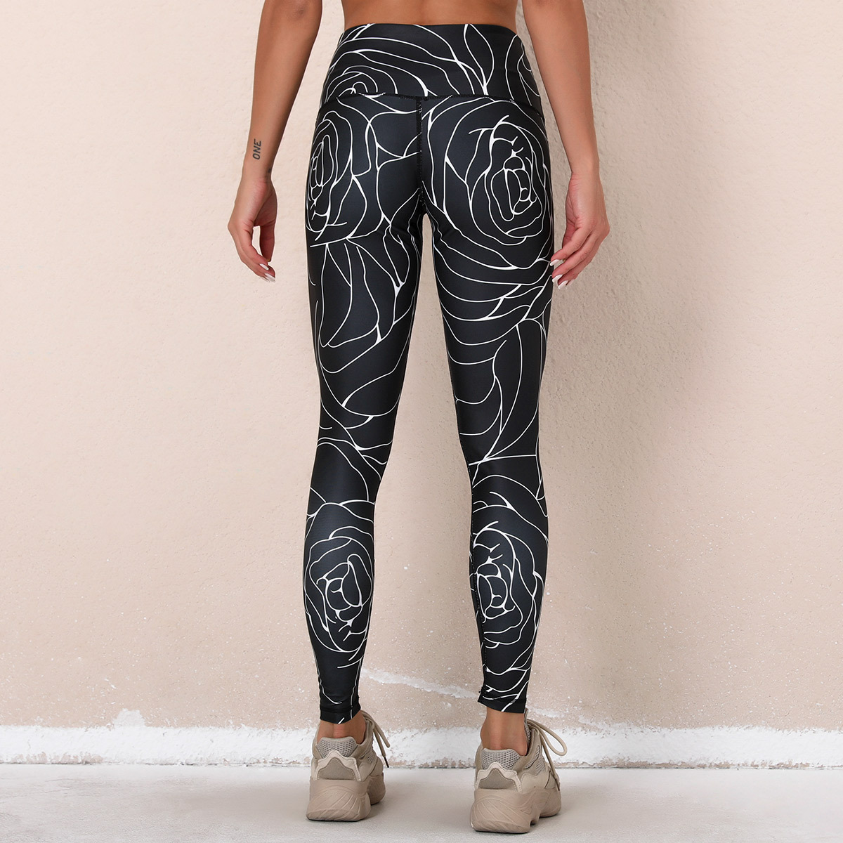 Fashion printing high waist legging NSLX47519