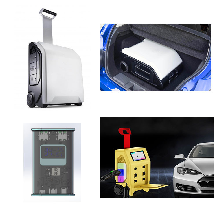 吸附式充电 充电宝 电车汽车 便捷充电 充电桩 户外应急移动 电源