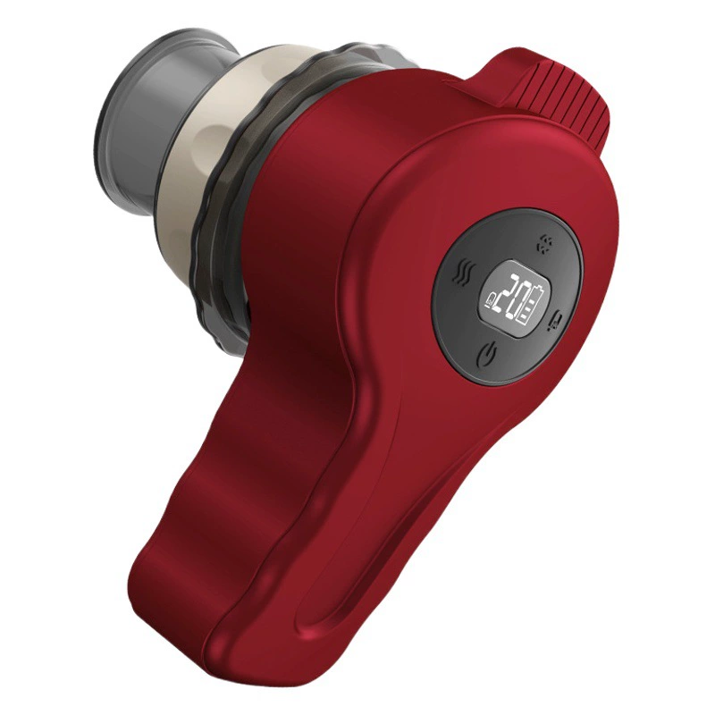 Интеллектуальный вакуумный массажер для баночного массажа и скребкового массажа, электрический нагреватель с функцией имитации дыхания, массажер для проработки меридианов, терапия вакуумным массажем, тепловая терапия с моксотерапией