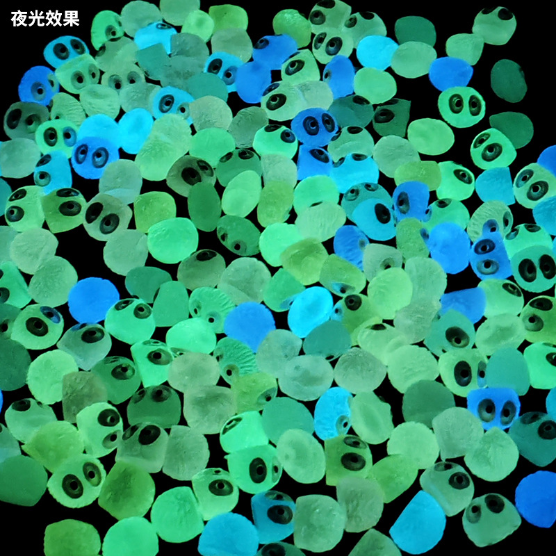 Luminous Resin Dust Elf Colorfulful Small Briquettes DIY Jewelry Accessories Mini Decorative Desktop Car Ornaments