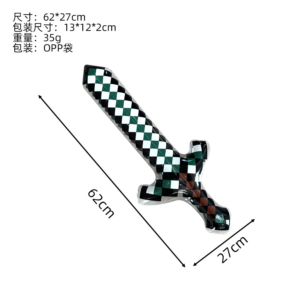 Small mosaic, black sword