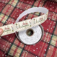 跨境热销现货Raffle Ticket游园会狂欢节门票入场券圣诞节抽奖券