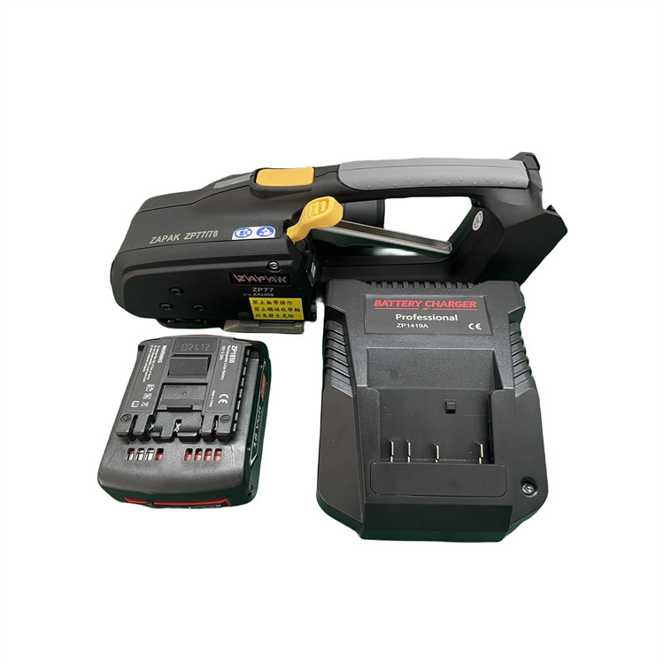 北京ZAPAK手提式PP带打包机江西ZP77手持PET塑钢带打带机16mm带宽