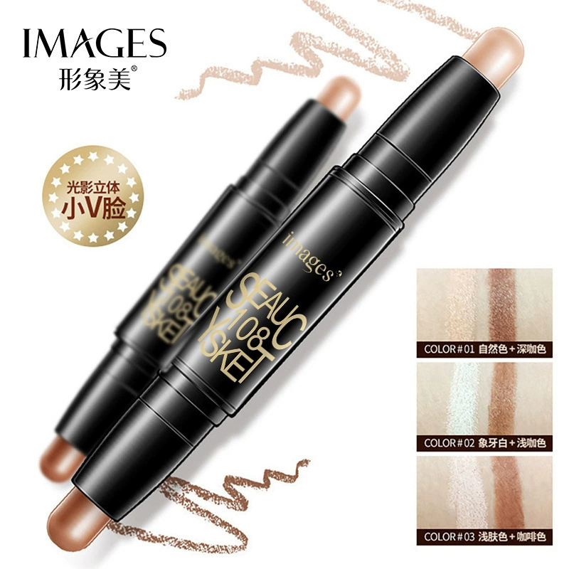Image Beauty Двуглавый трехмерный крем для восстановления света и теней Подсветка Трехмерное восстановление лица Консилер Световой консилер Уход за кожей